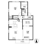 アンベリール長池 Bの間取り画像