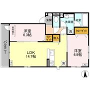 エンラージ西院の間取り画像