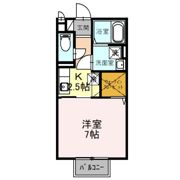 ヴィラ クレストの間取り画像