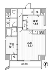 Lighthouse西新宿の間取り画像