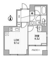Lighthouse西新宿の間取り画像