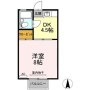 プレジール南昭和の間取り画像