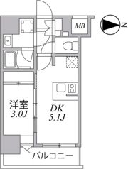 SYFORME住吉の間取り画像