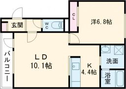 アルグレース北彩都の間取り画像