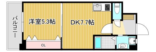 ルミエドール戸畑の間取り画像