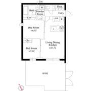 ラヴィエール千駄ヶ谷プレミアムレジデンスの間取り画像