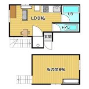 中郷貸家の間取り画像