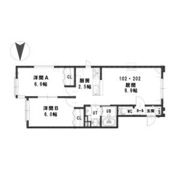 ルミエールワン・テン平岸の間取り画像