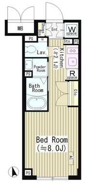 Centenario市谷二十騎町の間取り画像