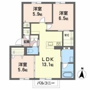 クレメントBの間取り画像