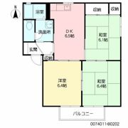 リュネット原 B棟の間取り画像