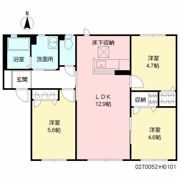 フォレスト VIII棟の間取り画像