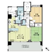 レクセルマンション亀有の間取り画像