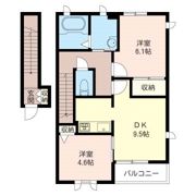 ディアコートの間取り画像