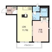 ディアコートの間取り画像