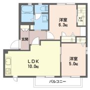 アンジェリークBの間取り画像