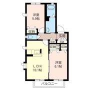 ラークヒル Bの間取り画像