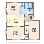 カメリアクール Aの間取り画像