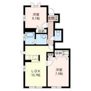 サウス クレセオの間取り画像