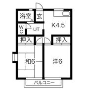 クレールIIの間取り画像