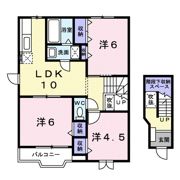 エスポワールBの間取り画像
