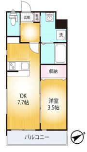 AQUE19の間取り画像