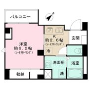 ルミナス コメ コートの間取り画像