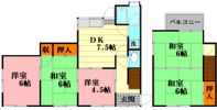 八木3丁目貸家の間取り画像