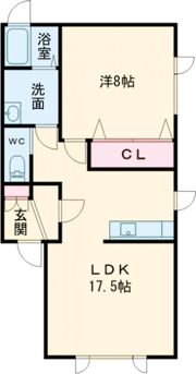 セピア七重浜ⅢB棟の間取り画像