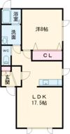 セピア七重浜ⅢB棟の間取り画像
