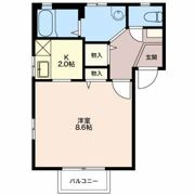 フェアハウスあずさ Aの間取り画像