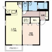 ディアス シャイン Aの間取り画像