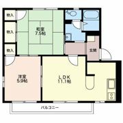 フレグランス花みずき Cの間取り画像