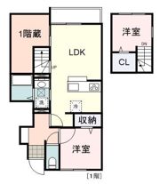 (仮)栗原新築アパートの間取り画像