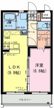 ヴァレンティノの間取り画像
