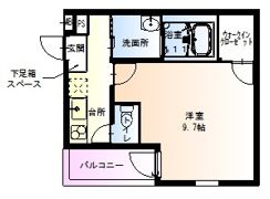 フジパレス吉田本町Ⅰ番館の間取り画像