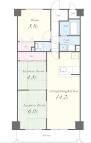 メルベーユ和泉の間取り画像