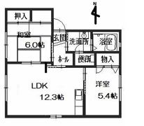 シャーメゾン紀の川の間取り画像