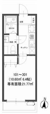 モダンアパートメント鶴見豊岡の間取り画像