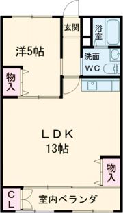 クレールきららの間取り画像