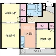 厚木サンコーポの間取り画像