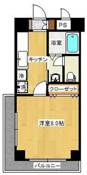 川浪ビル2の間取り画像