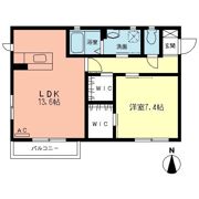 ルナリアAの間取り画像