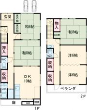 木漏れ日と暮らす ラ・シエスタの間取り画像