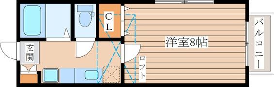 クレセール南吉成壱番館の間取り画像