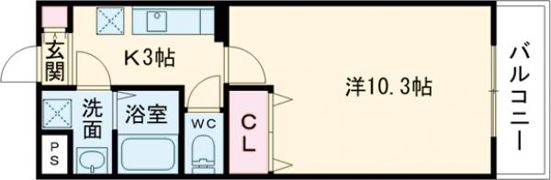 シャルマンサンワの間取り画像