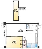 コーポ西村Ⅱの間取り画像