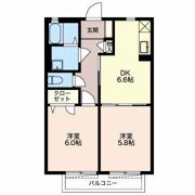 アルカンシェル Dの間取り画像