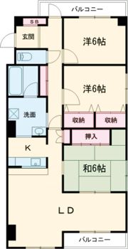 パシフィック大三坂壱番館の間取り画像