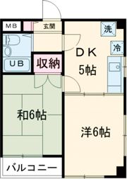 サンライズ福生の間取り画像